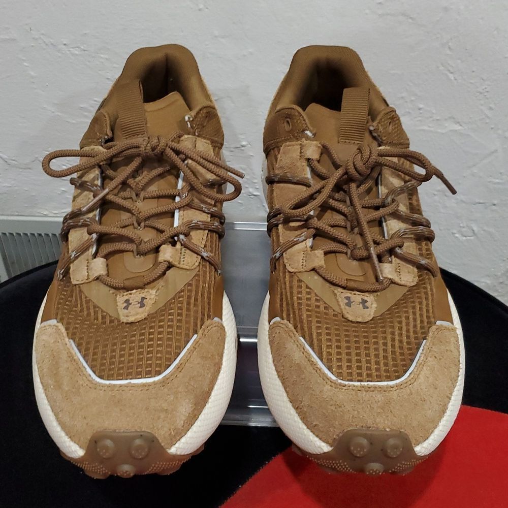 Under Armour Fat Tire Vebtire Pro HOVR Shoes In Brown Size 13 - Picture 3 of 13